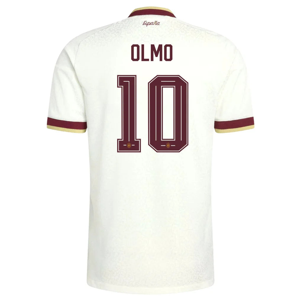 Spain 2026 Away Jersey Soccer Dani Olmo #10 - World Cup 2026