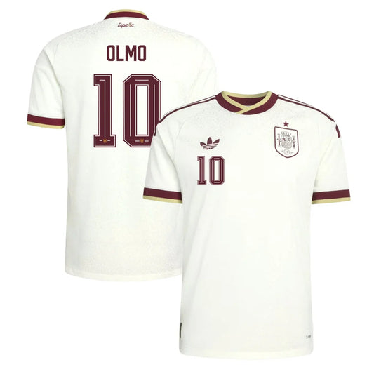 Spain 2026 Away Jersey Soccer Dani Olmo #10 - World Cup 2026