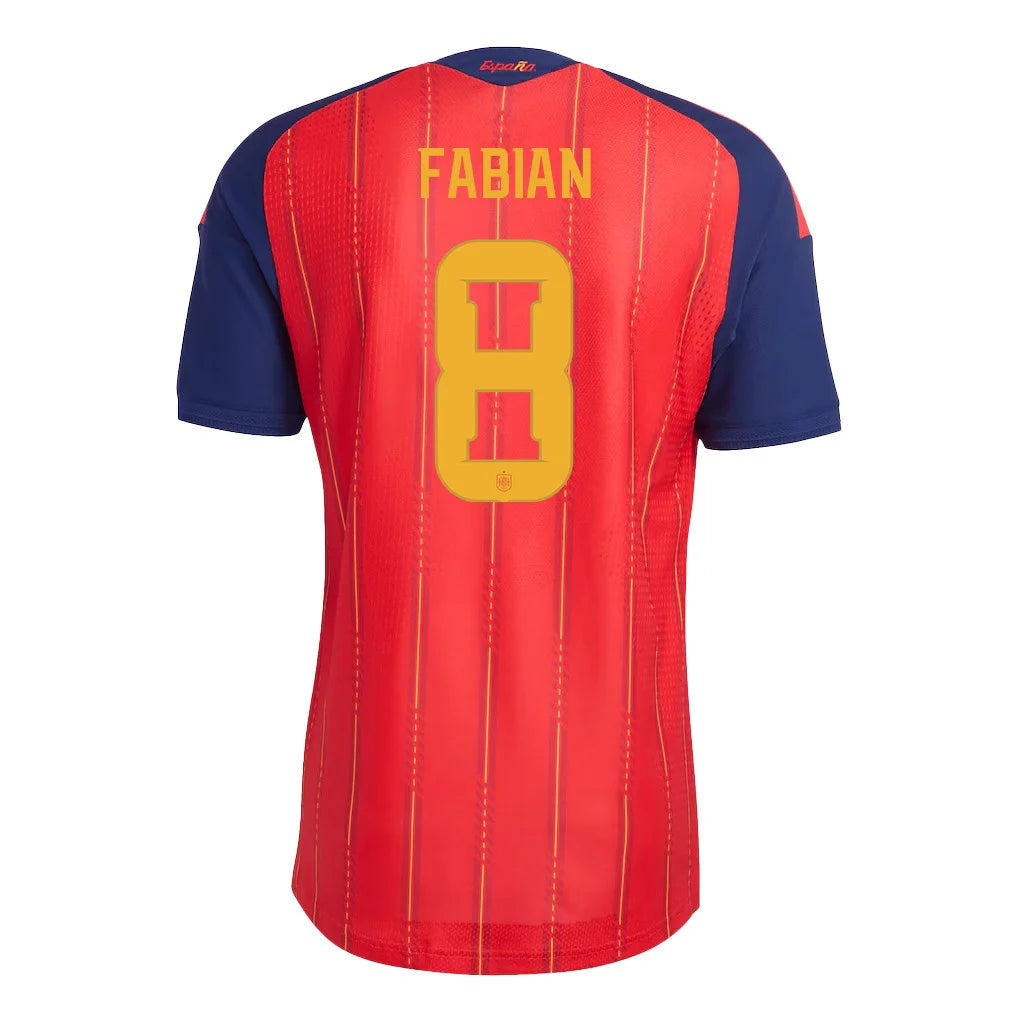 Spain 2026 Home Jersey Soccer Fabián Ruiz #8 - World Cup 2026