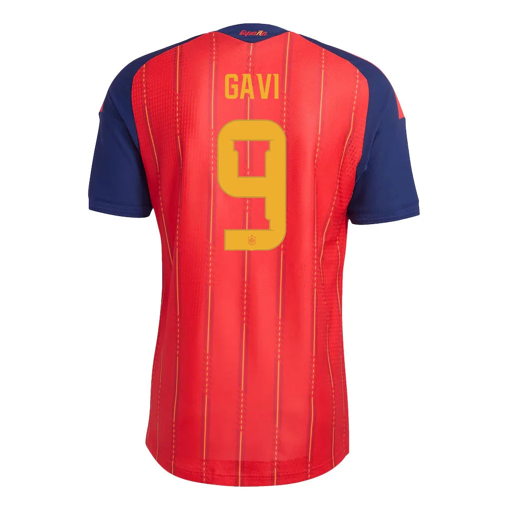 Spain 2026 Home Jersey Soccer Gavi #9 - World Cup 2026