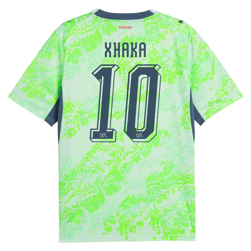 Switzerland 2026 Away Jersey Soccer Fan Version Xhaka #10 - WORLD CUP 2026