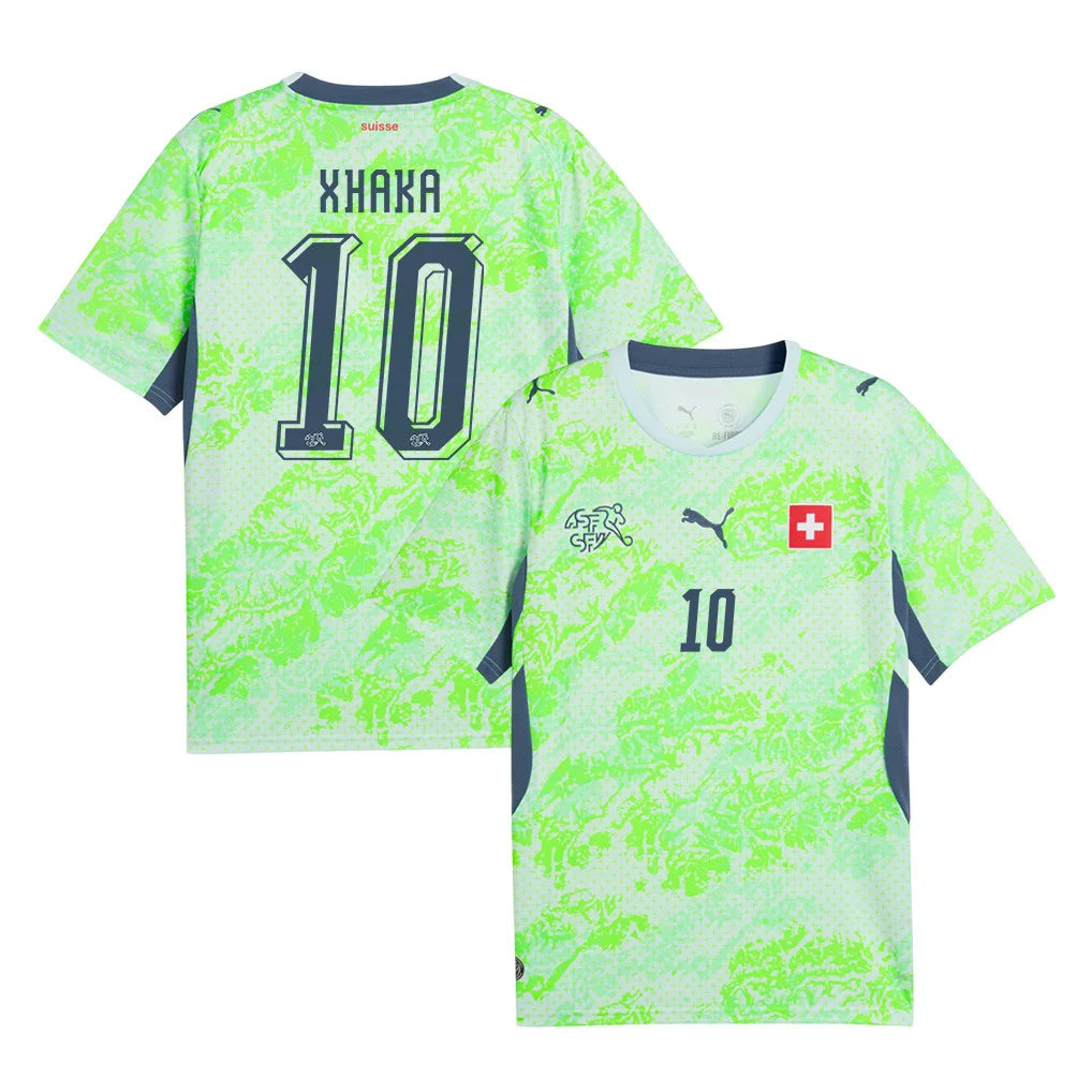 Switzerland 2026 Away Jersey Soccer Fan Version Xhaka #10 - WORLD CUP 2026