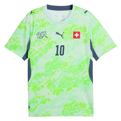 Switzerland 2026 Away Jersey Soccer Fan Version Xhaka #10 - WORLD CUP 2026