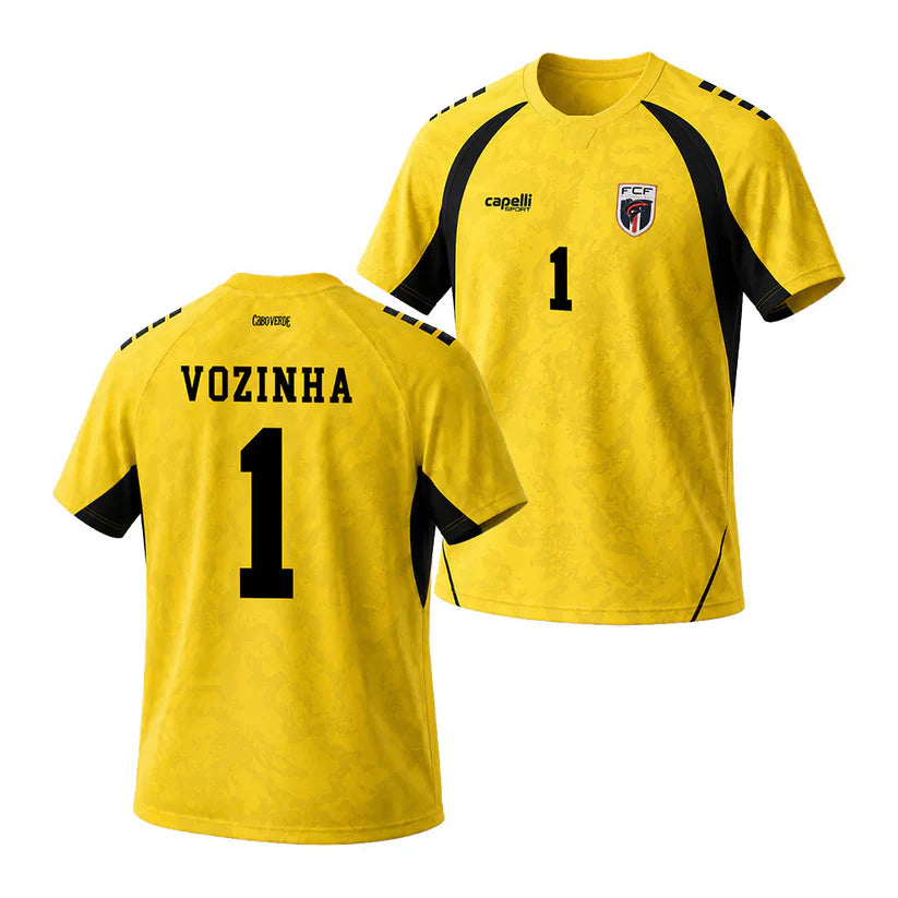 Cape Verde 2026 Goalkeeper Jersey Soccer Yellow - Cabo Verde