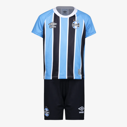 Grêmio 2025/26 Home Jersey Soccer - Kit Kids