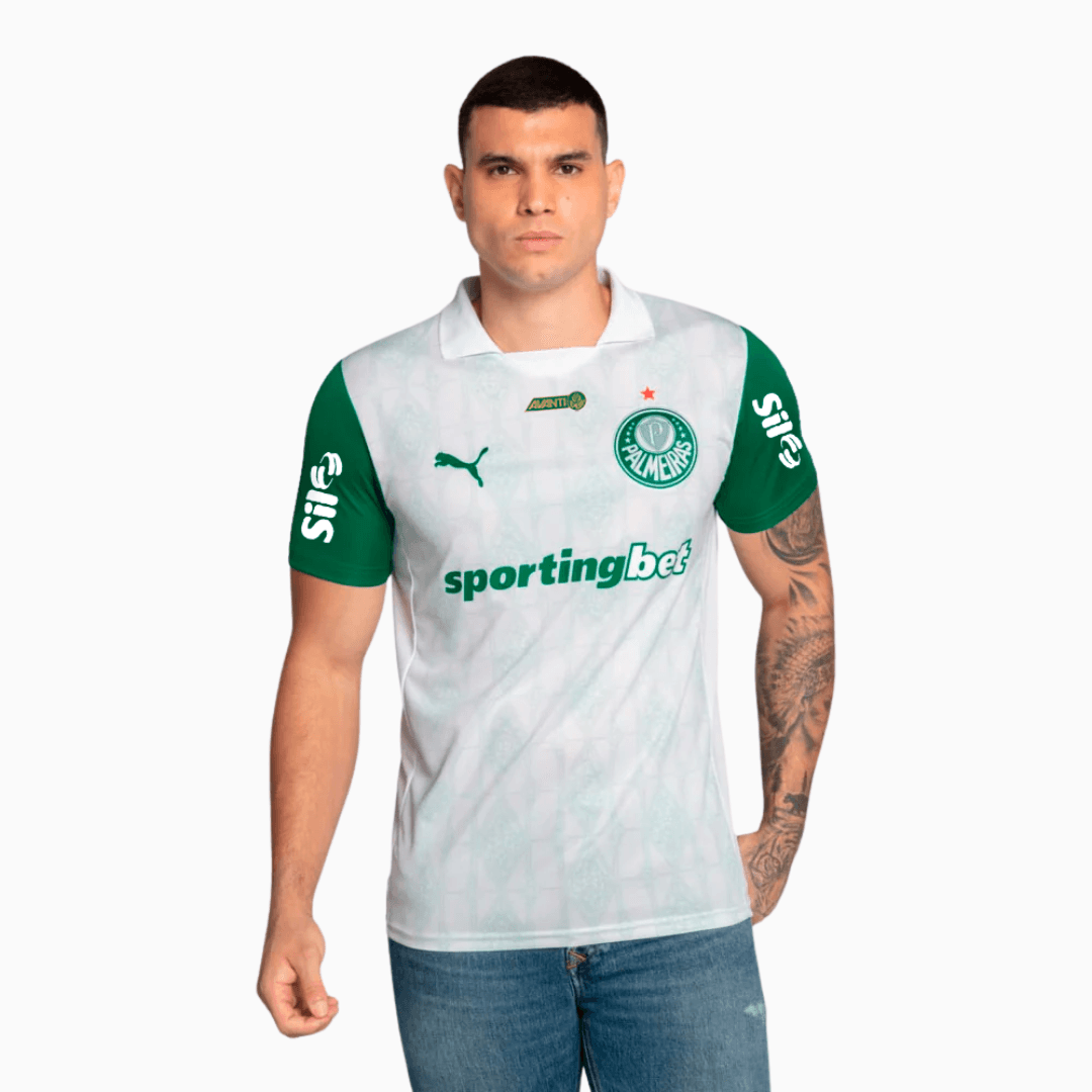Palmeiras 2025/26 II Away Jersey Full Sponsors - Fan Version