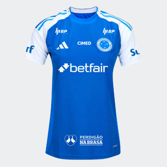 Cruzeiro 2025/26 I Home Jersey Women Full Sponsors - Fan Version