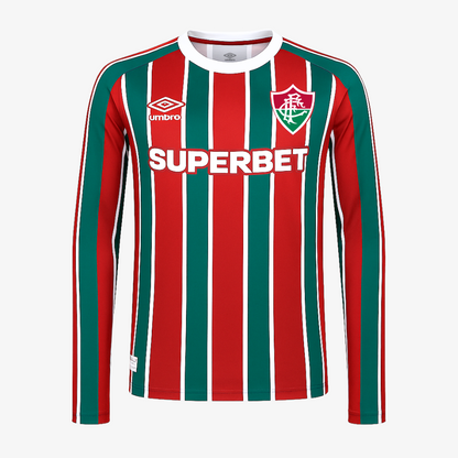 Fluminense 2025/26 I Home Long Sleeve Jersey Soccer - Fan Version