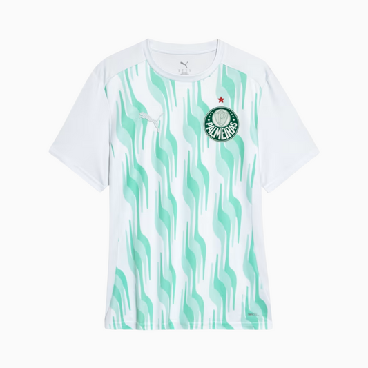 Palmeiras 2025/26 Jersey Soccer White - Prematch