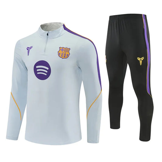 Barcelona Tracksuit Jacket Kit Light Grey 26/27