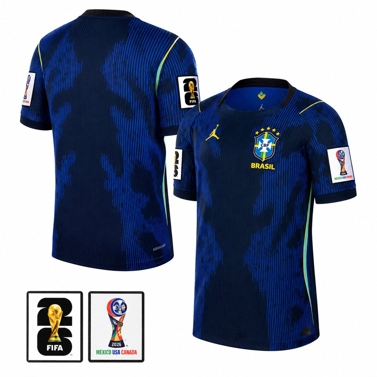 Brazil 2026/27 II Away Jersey Soccer - Fan Version