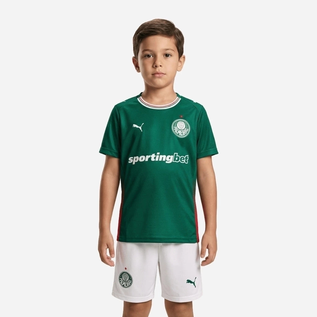 Palmeiras 2026/27 Home Jersey Soccer - Kids Kit