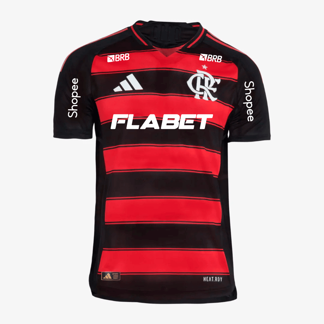 Flamengo 2025/26 I Home Jersey Full Sponsors - Player Version