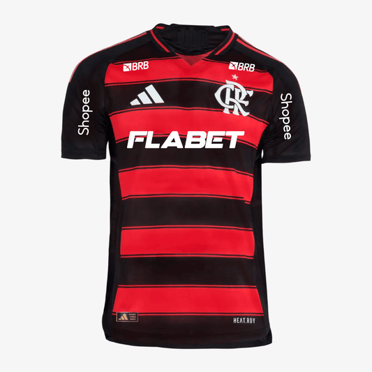 Flamengo 2025/26 I Home Jersey Full Sponsors - Player Version