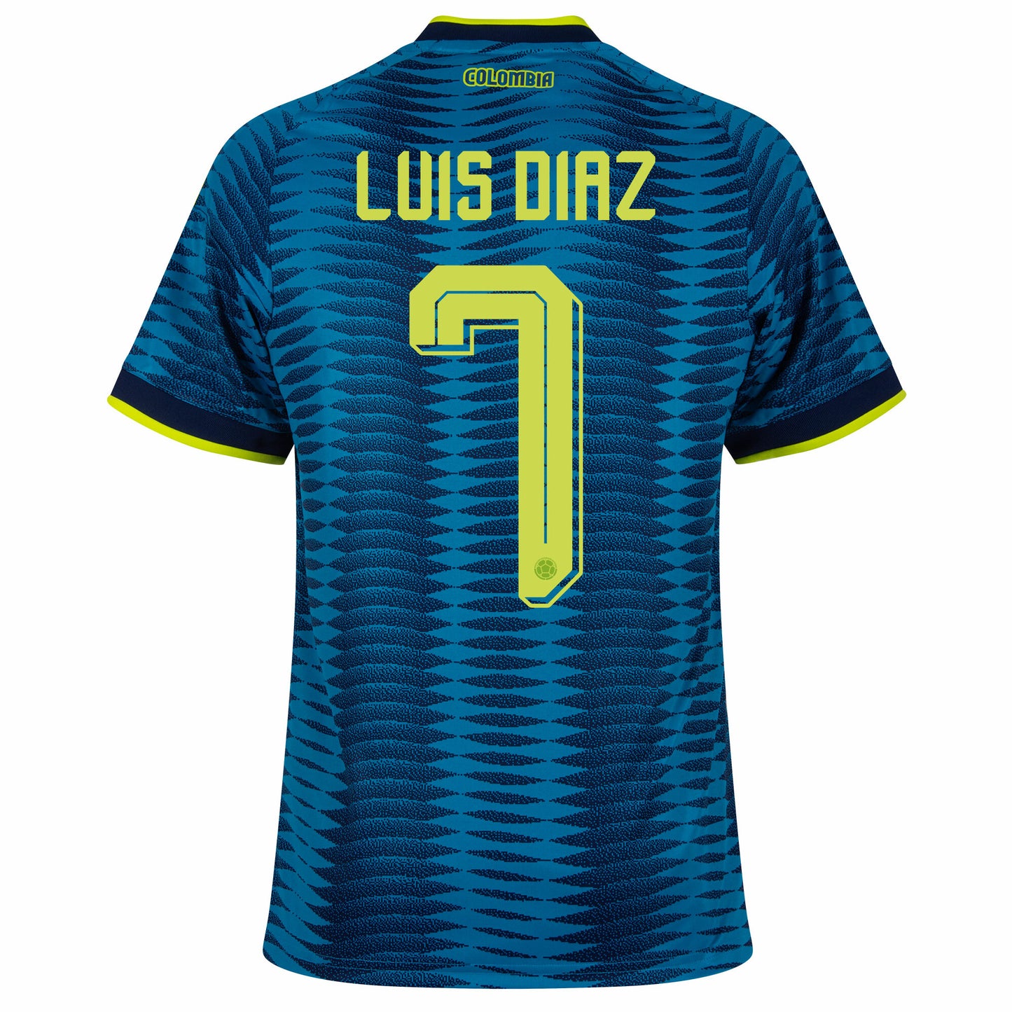 Colombia 2026 Away Jersey Soccer Fan Version L. Díaz #7 - WORLD CUP 2026