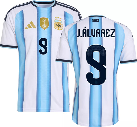 Argentina 2026 I Home Jersey Soccer Player Julian Alvarez #9 - World Cup 2026