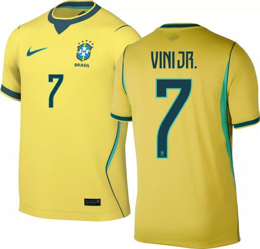 Brazil 2026 I Home Jersey Soccer #7 VINI JR - Fan Version World Cup 2026