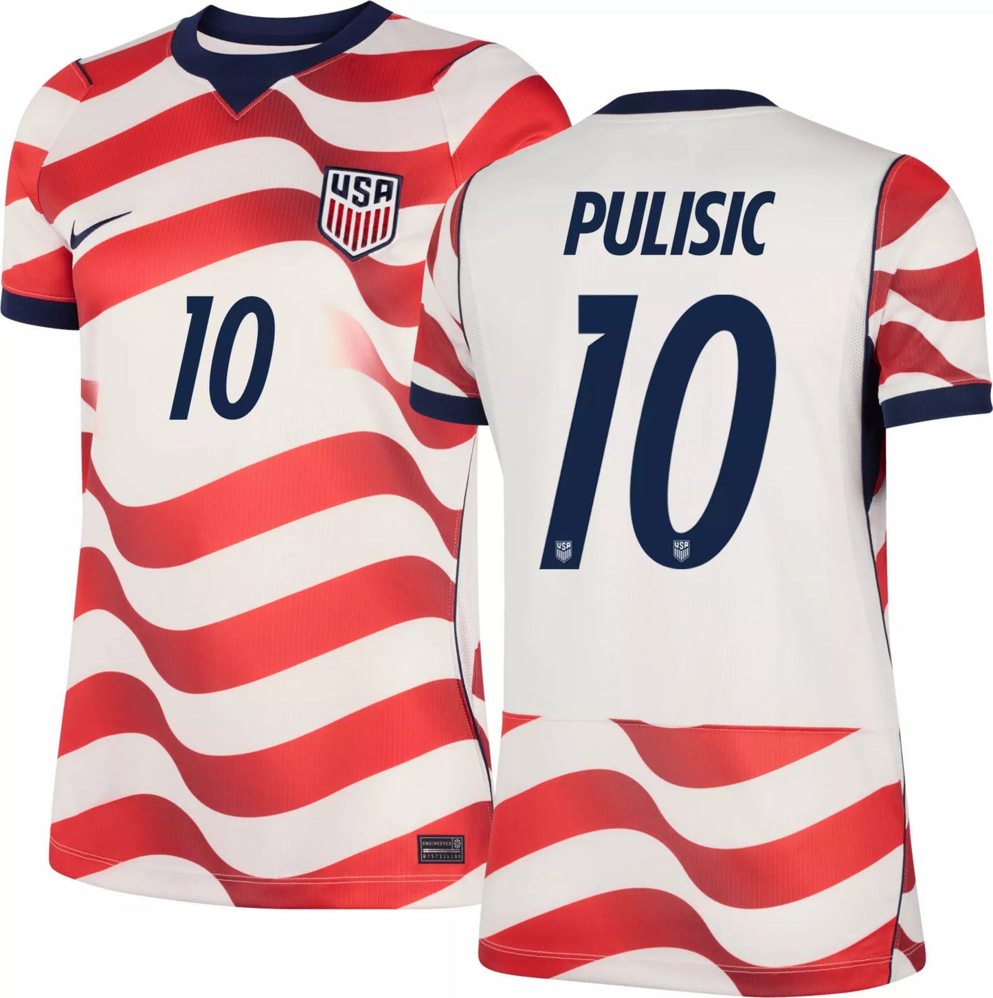USA 2026 I Home Jersey Soccer Player Pulisic #10 - World Cup 2026