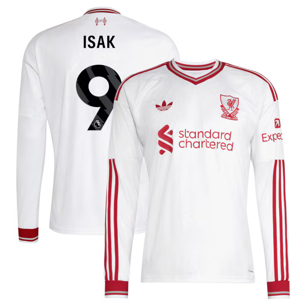 Liverpool Away ISAK 9 Long Sleeve Jersey 26-27