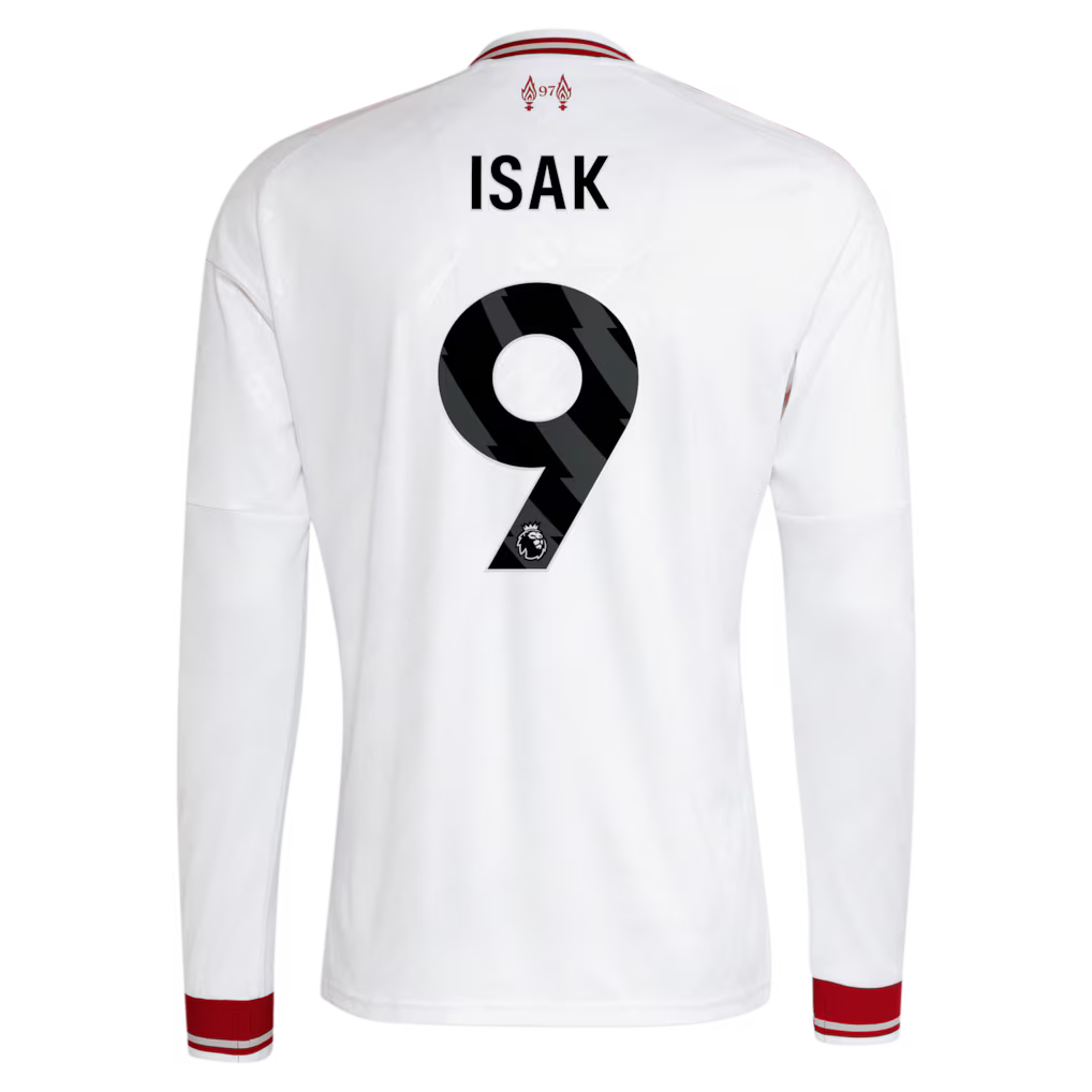 Liverpool Away ISAK 9 Long Sleeve Jersey 26-27