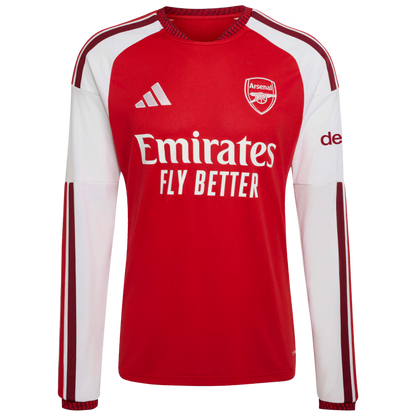 Arsenal Home ØDEGAARD 8 Long Sleeve Jersey 26-27