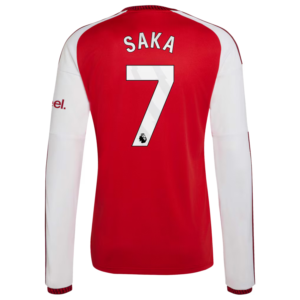 Arsenal Home SAKA 7 Long Sleeve Jersey 26-27