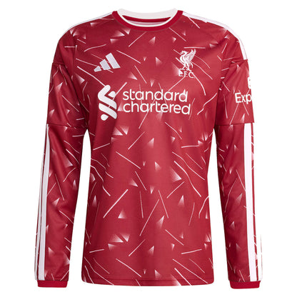 Liverpool Home VIRGIL 4 Long Sleeve Jersey 26-27