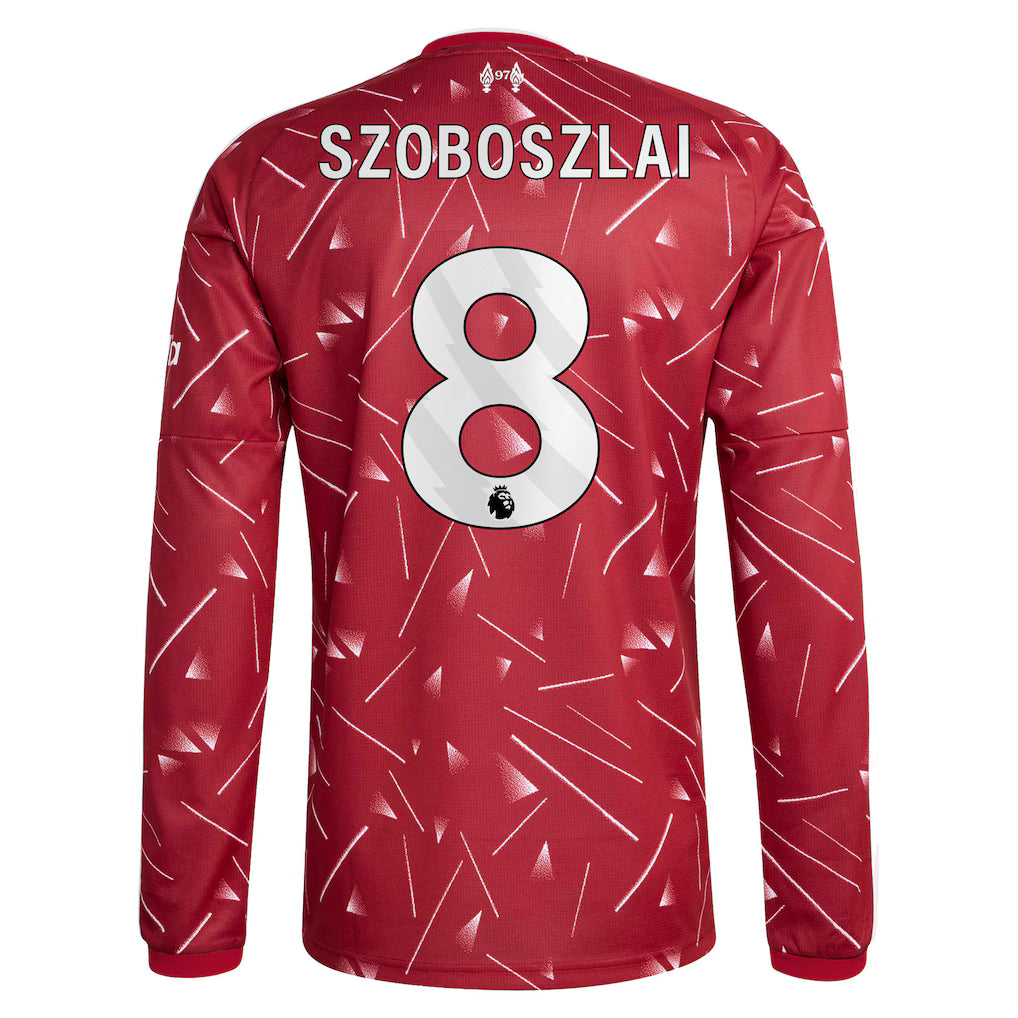 Liverpool Home Szoboszlai 8 Long Sleeve Jersey 26-27
