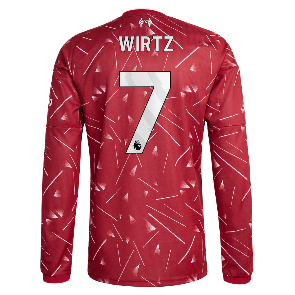 Liverpool Home WIRTZ 7 Long Sleeve Jersey 26-27
