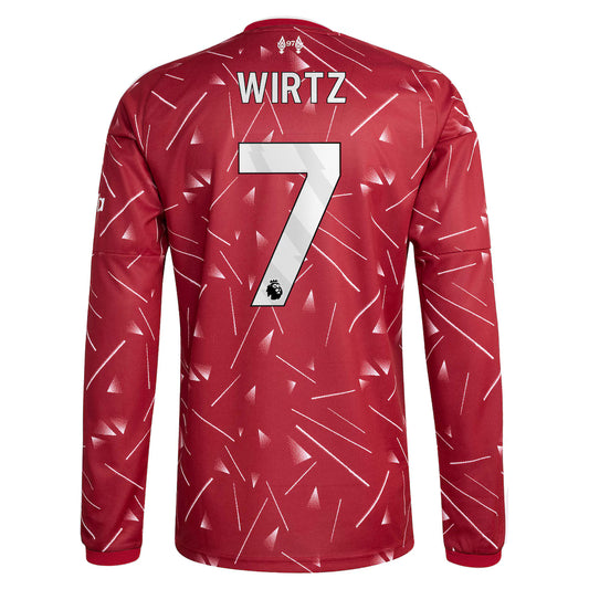 Liverpool Home WIRTZ 7 Long Sleeve Jersey 26-27
