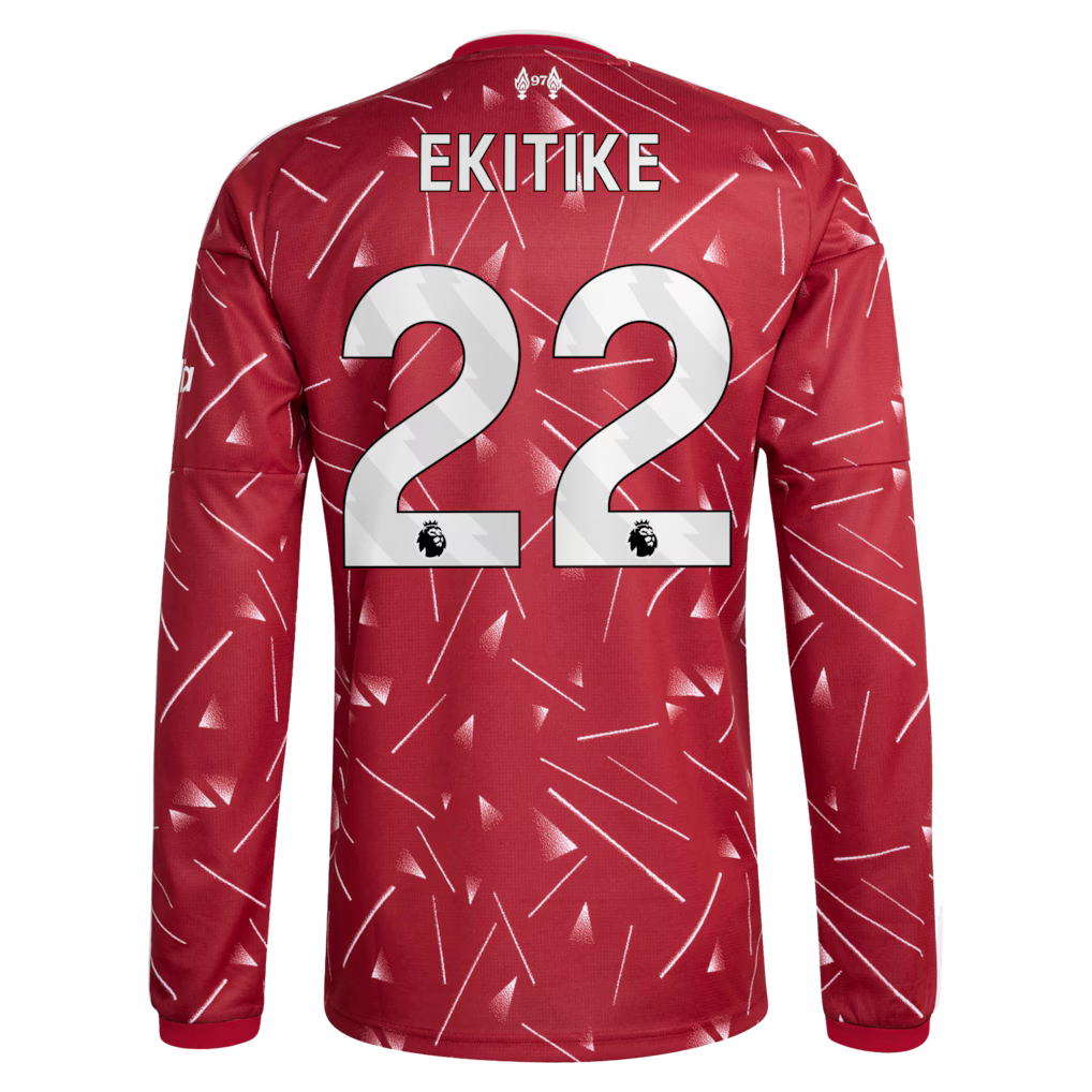 Liverpool Home EKITIKE 22 Long Sleeve Jersey 26-27