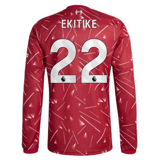 Liverpool Home EKITIKE 22 Long Sleeve Jersey 26-27