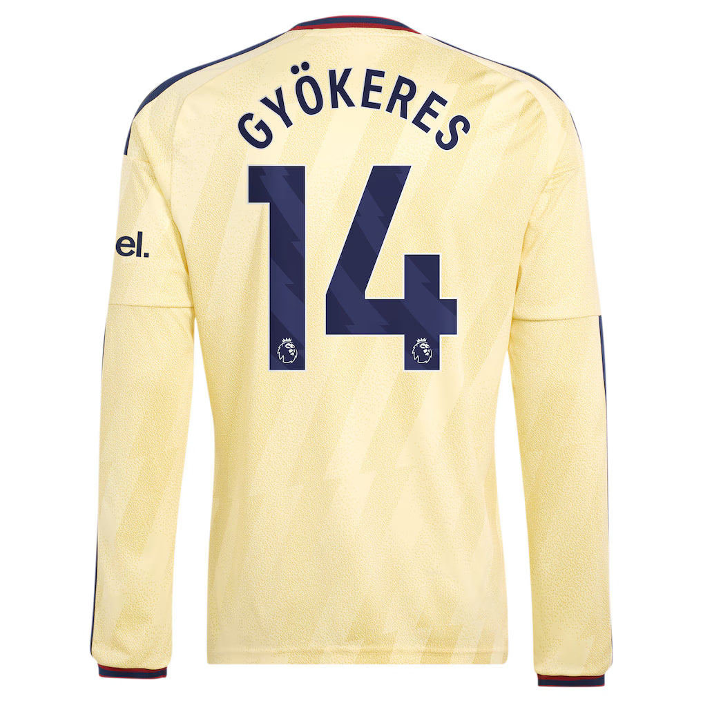Arsenal Away Gyökeres 14 Long Sleeve Jersey 26-27