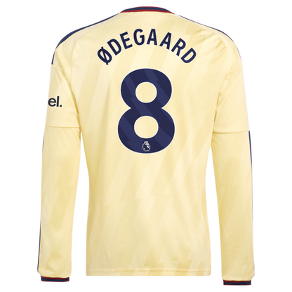Arsenal Away ØDEGAARD 8 Long Sleeve Jersey 26-27