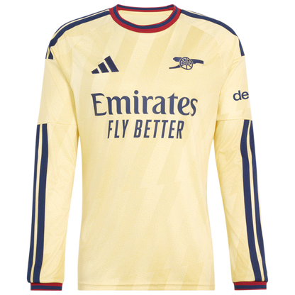 Arsenal Away ØDEGAARD 8 Long Sleeve Jersey 26-27