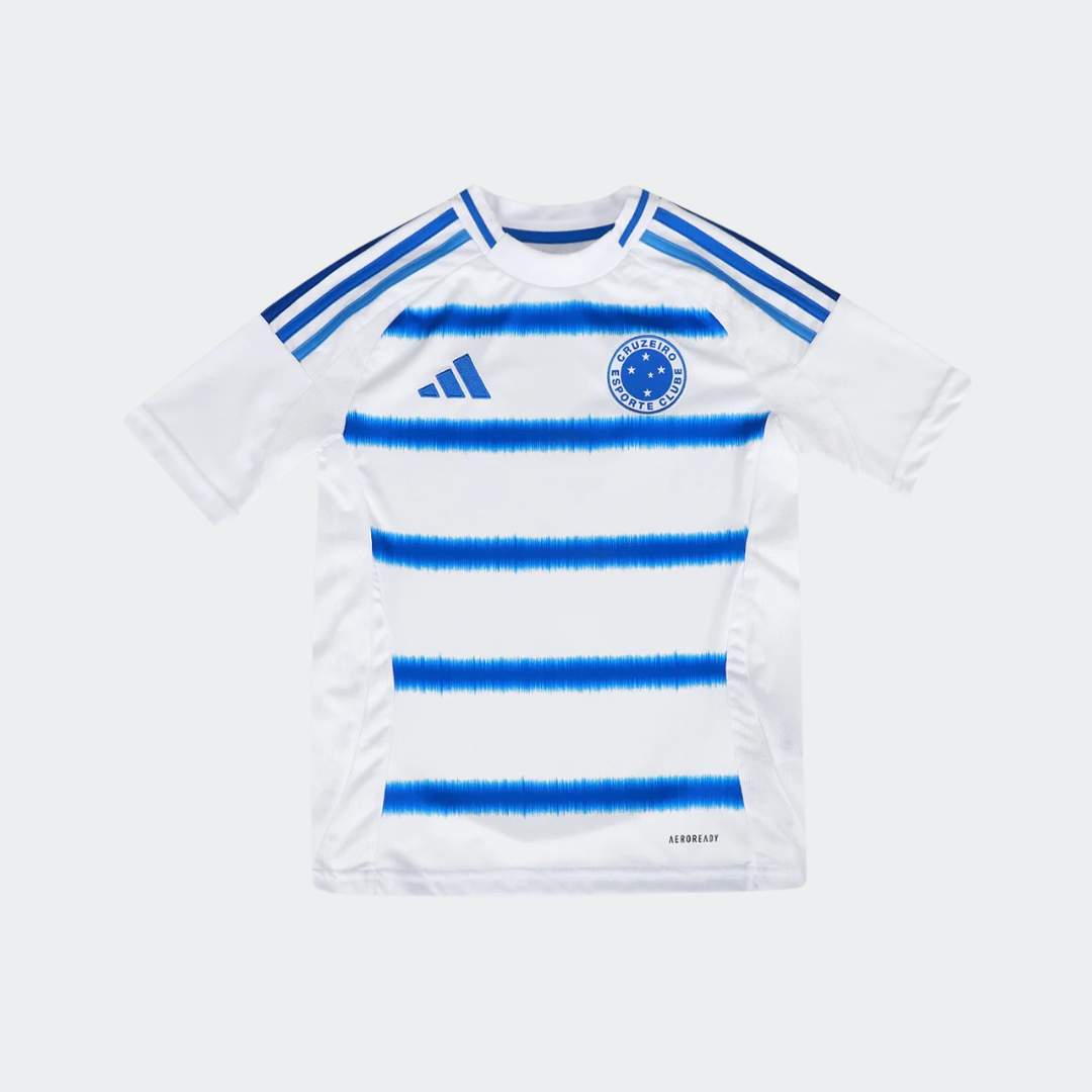 Cruzeiro 2025/26 Away Jersey Soccer - Kids Kit