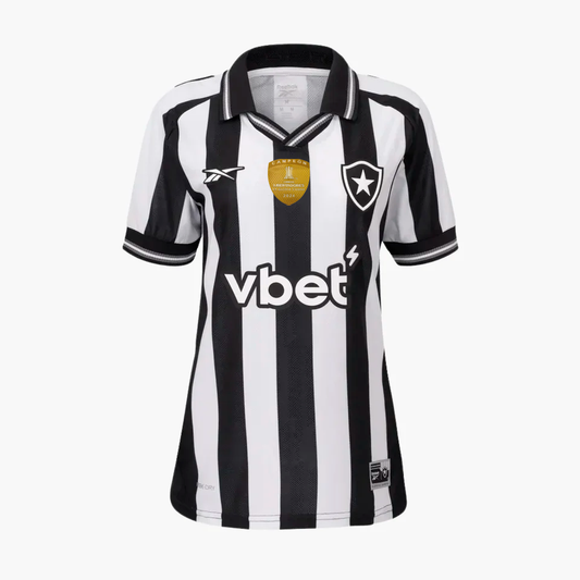 Botafogo 2025/26 I Home Jersey Soccer Women - Patch Campeão Libertadores