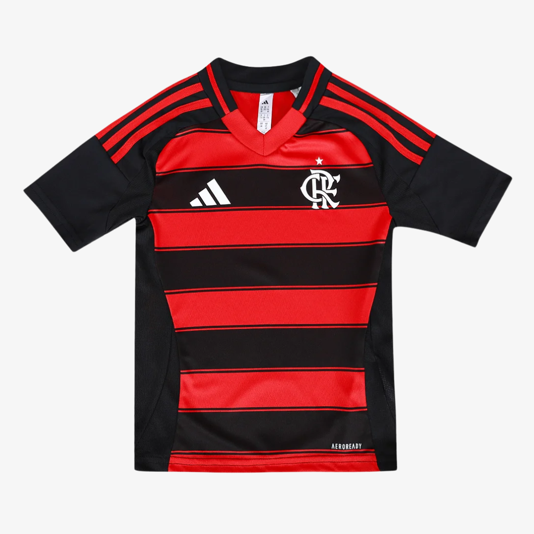 Flamengo 2025/26 I Home Soccer Jersey - Kit Kids