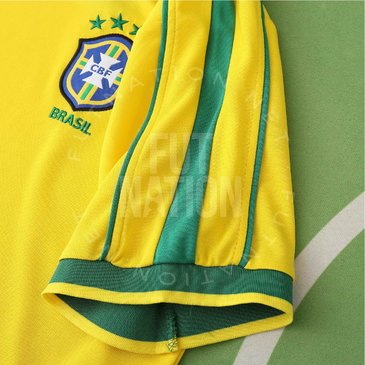 Brazil Home 1998 Jersey Soccer - Retro Version