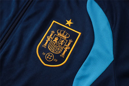 Spain Tracksuit Training Full Ziper Royal 26/27