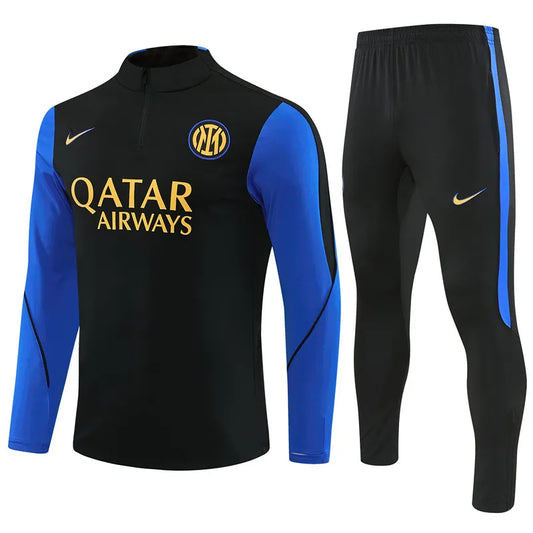 Inter Milan Tracksuit Jacket Kit Black 26/27