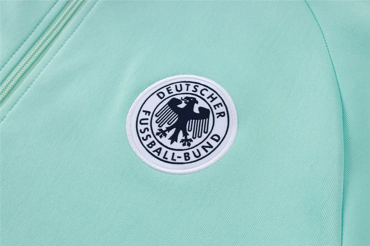 Germany Tracksuit Full Ziper Light Green 2026