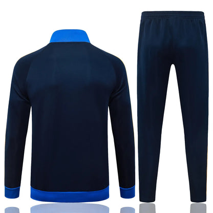 Boca Juniors Tracksuit Kit Navy Full Ziper 26/27