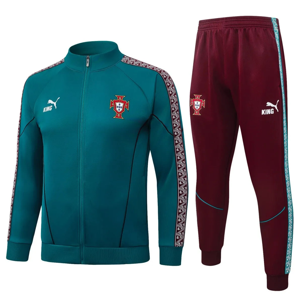 Portugal Tracksuit Full Ziper Green 2026