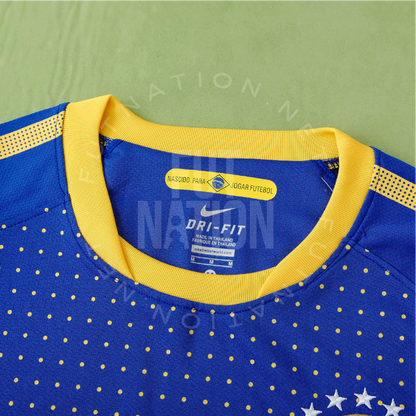 Brazil Away 2010 Jersey Soccer - Retro Version
