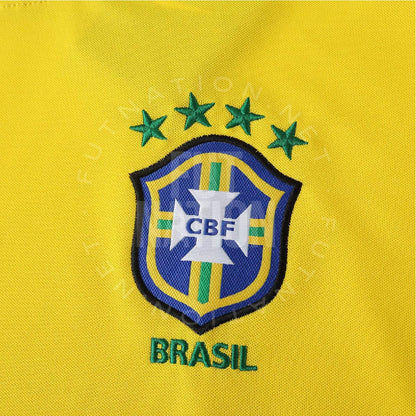Brazil Home 1998 Jersey Soccer - Retro Version