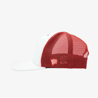 Cap Trucker Internacional White/Red
