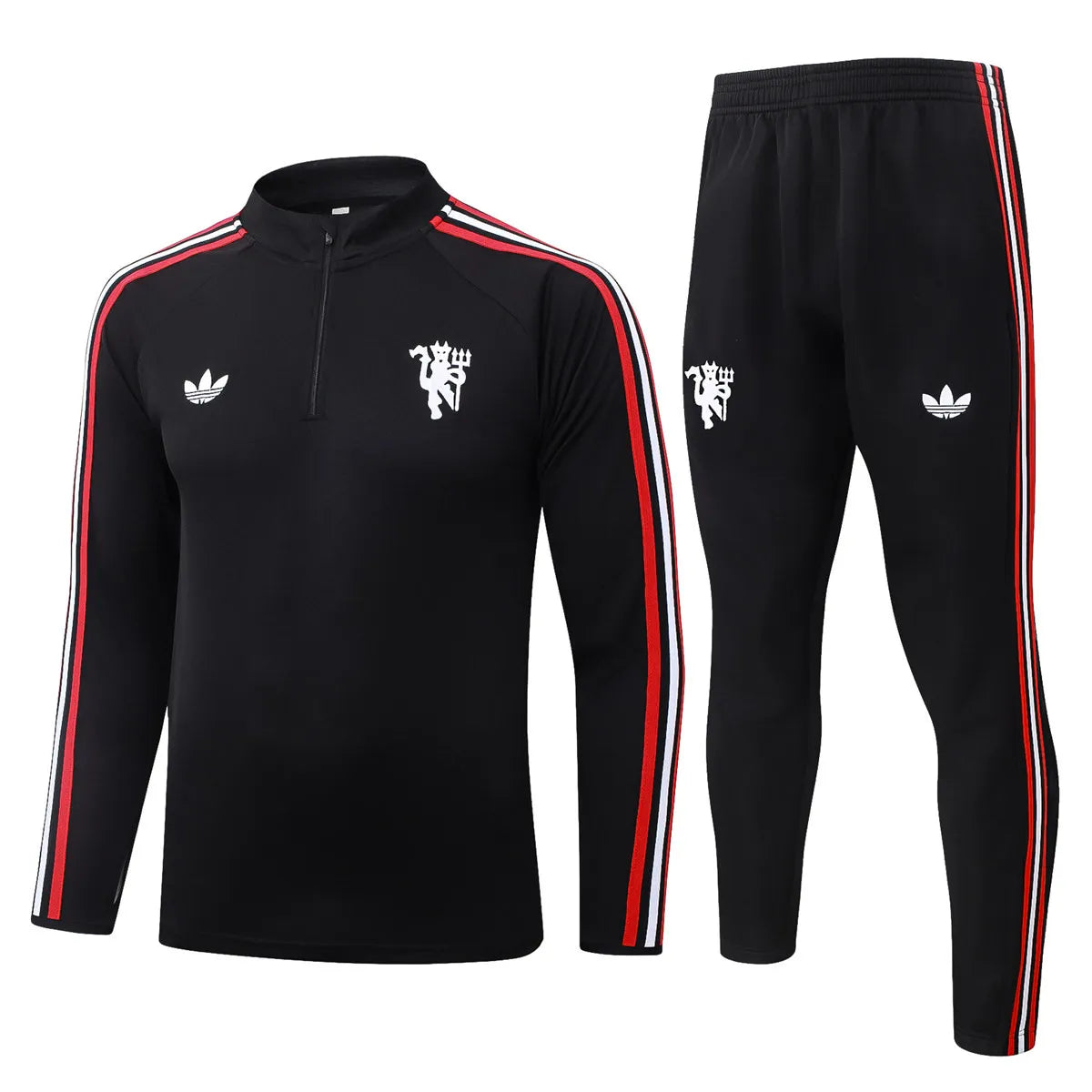 Manchester United Tracksuit Kit Black 2026/27