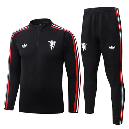Manchester United Tracksuit Kit Black 2026/27