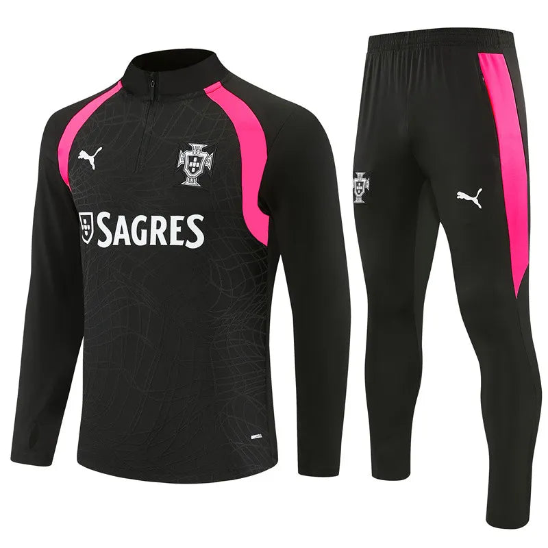 Portugal Tracksuit Training Black 2026